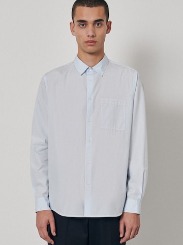 Coupe regular Chemise Studio Seidensticker en bleu : devant