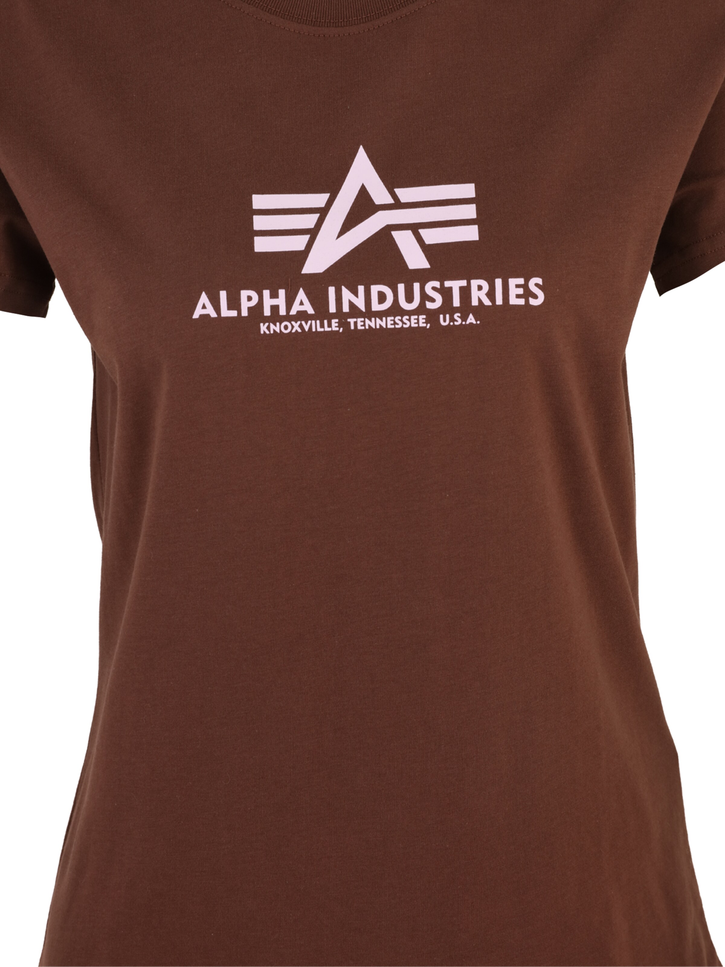 ALPHA INDUSTRIES - Camiseta en marrón
