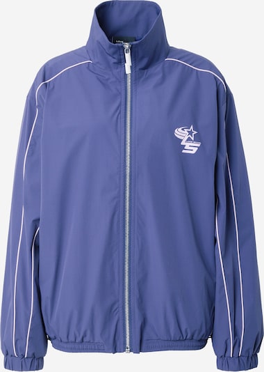 Demisezoninė striukė iš Love Scars, spalva – violetinė-mėlyna / balta, Prekių apžvalga