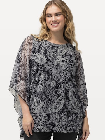 Ulla Popken Blouse in Zwart: voorkant