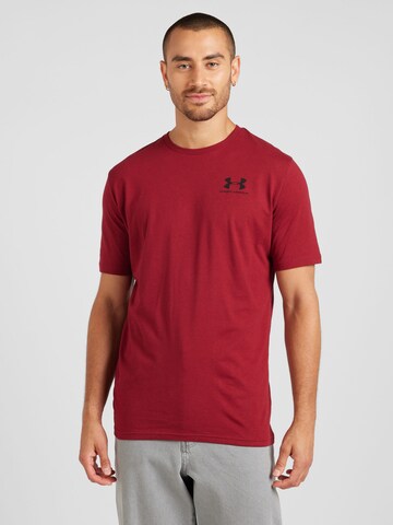 UNDER ARMOUR Funkční tričko 'Sportstyle' – pink: přední strana