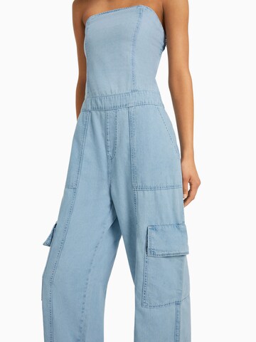 Bershka Jumpsuit in Blau