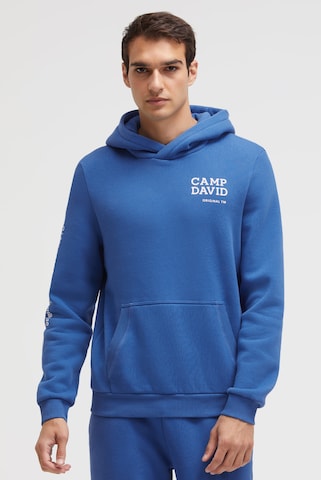 CAMP DAVID Sweatshirt in Blau: Vorderseite