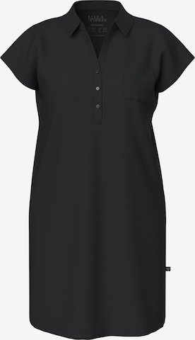 Chemise de nuit Ulla Popken en noir : devant