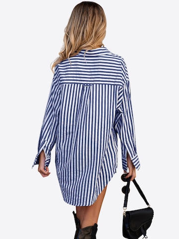 Imily Bela Bluse i blå: tilbage