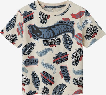 NAME IT - Camiseta 'Hot Wheel' en beige: frente