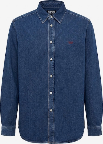 DIESEL Regular fit Overhemd 'D-SIMPLY' in Blauw: voorkant