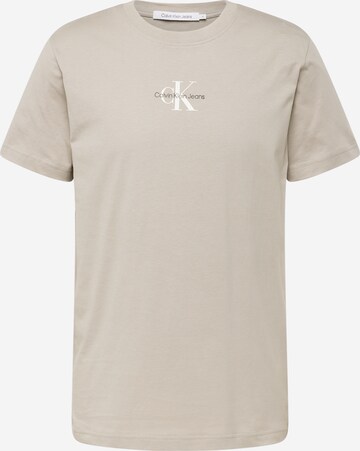 T-Shirt Calvin Klein Jeans en gris : devant