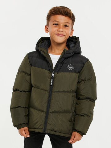 Threadboys Between-Season Jacket in Green: front