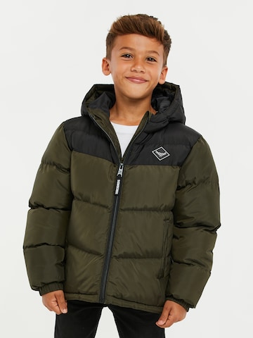 Threadboys Between-Season Jacket in Green: front