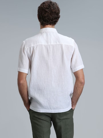 Fit confort Chemise 'Bert' Lufian en blanc