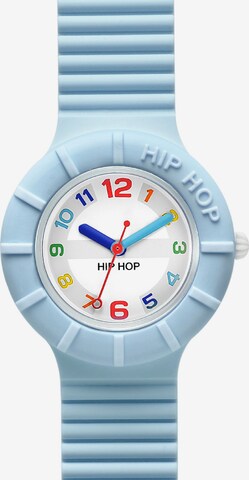 Hip Hop Analoguhr in Blau: Vorderseite