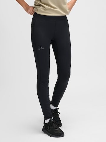Skinny Pantalon de sport 'LEAN' Newline en noir : devant