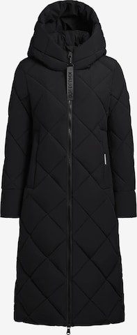 Cappotto invernale ' Elow-YM ' di khujo in nero: frontale