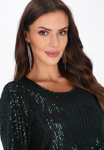 faina Cocktail dress in Green
