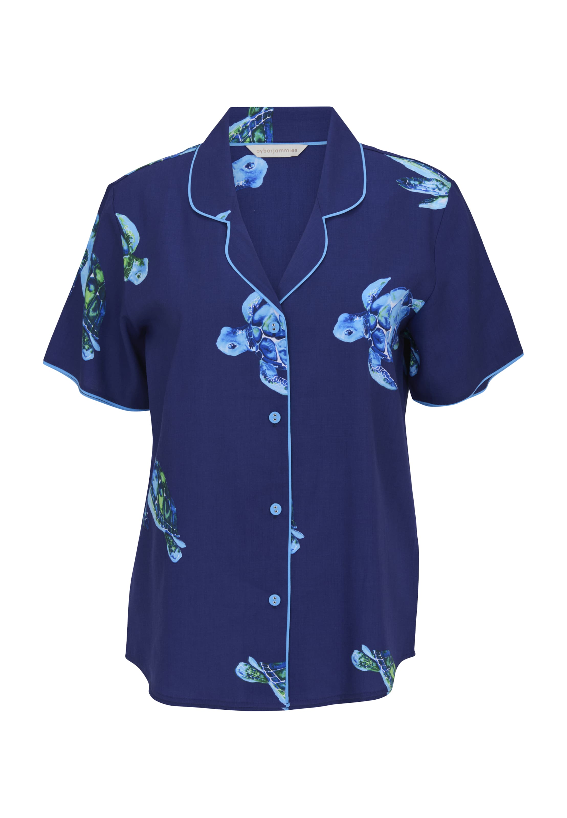Chemise de nuit 'Ashley' Cyberjammies en bleu : devant