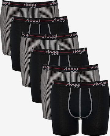 SLOGGI Boxershorts 'Start' in Schwarz: Vorderseite