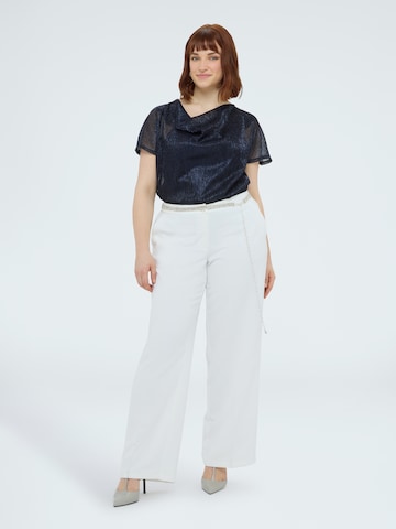 Haut Fiorella Rubino en bleu