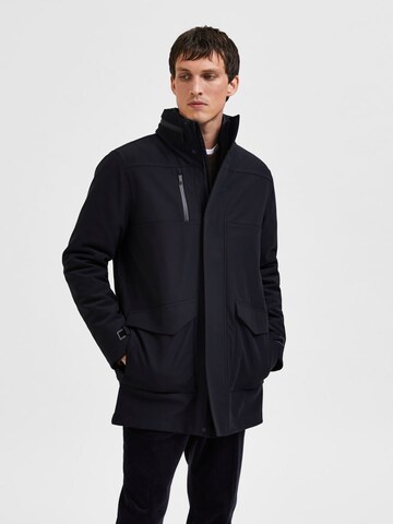 Veste fonctionnelle SELECTED HOMME en noir : devant