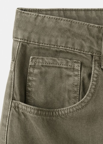 MANGO Baggy Cargofarkut 'Dilly' värissä vihreä