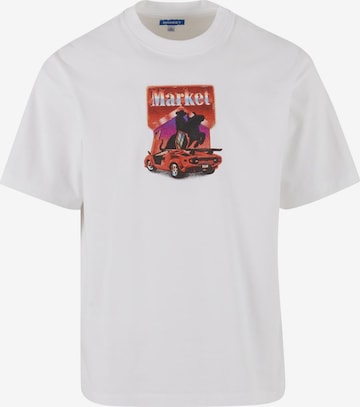 T-Shirt 'Bullrider' MARKET en blanc : devant