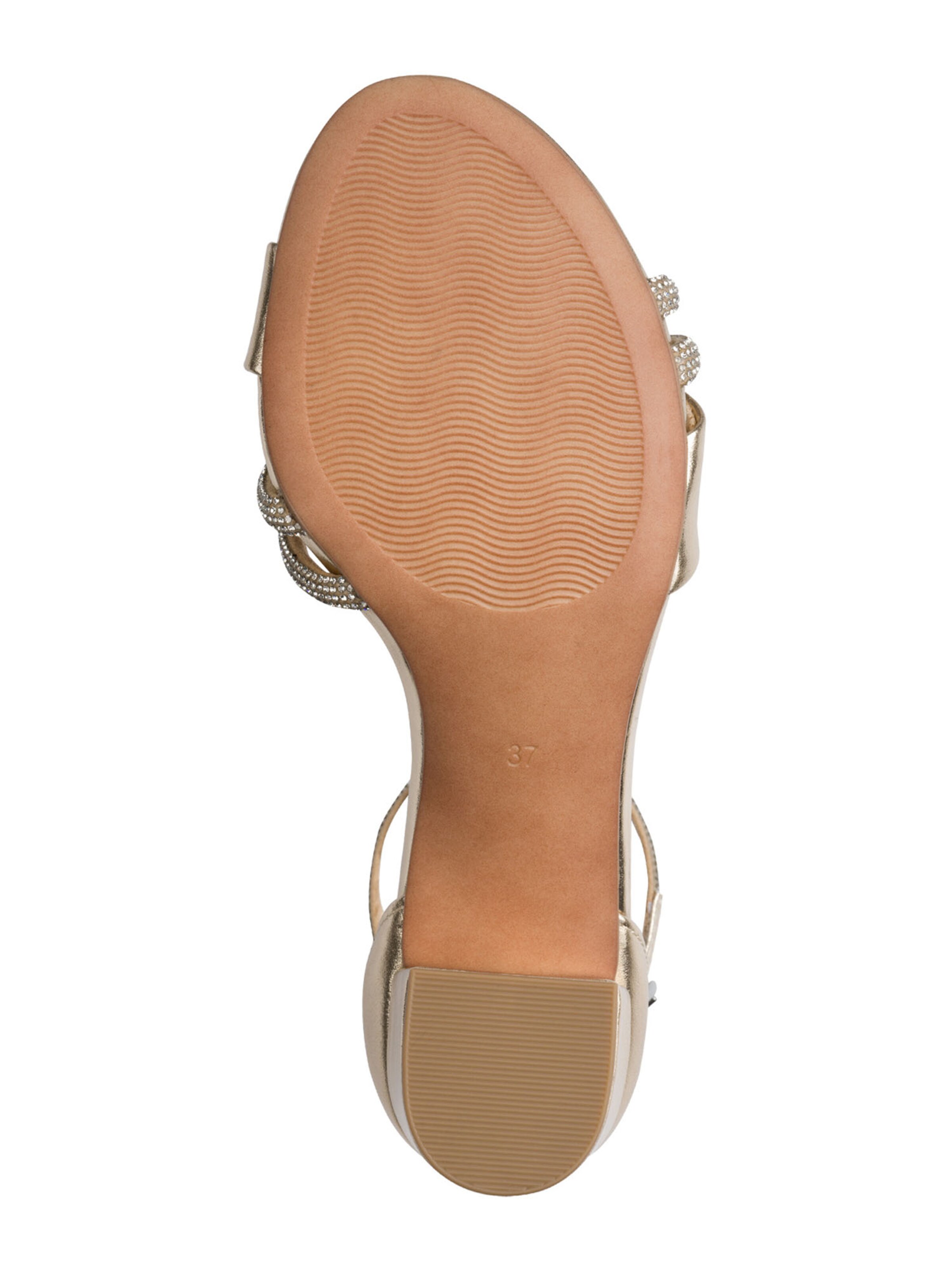 MARCO TOZZI Strap Sandals in Gold