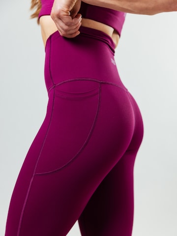 Lifters Slimfit Leggings 'Race Sport' in Lila