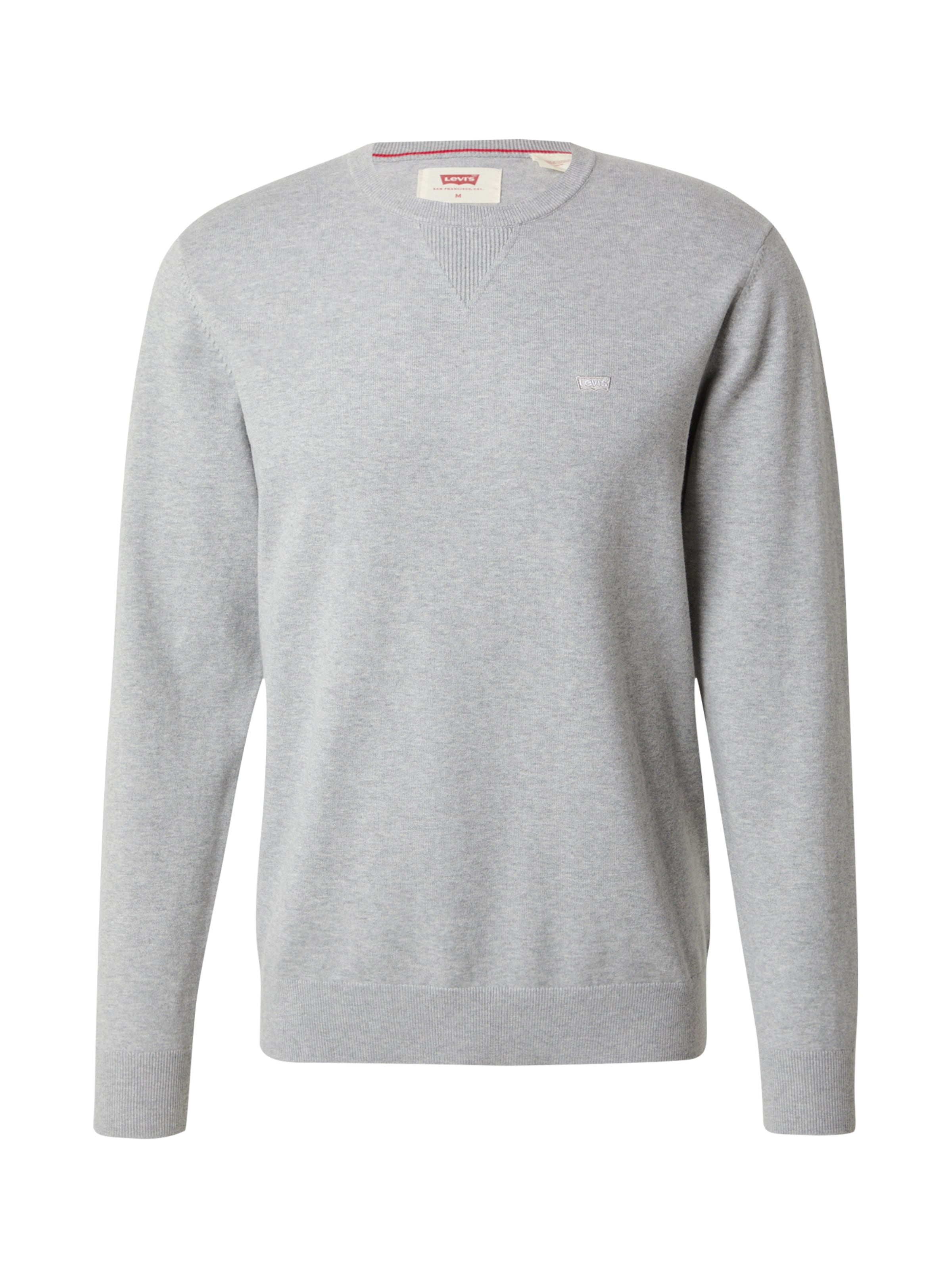 LEVI'S ® Pulóver 'Housemark Sweater' - szürke: elől