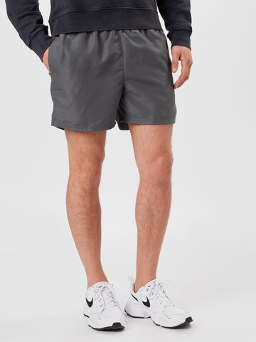 Nike Swim Regular Athletic Swim Trunks 'Essential' in Grey: front