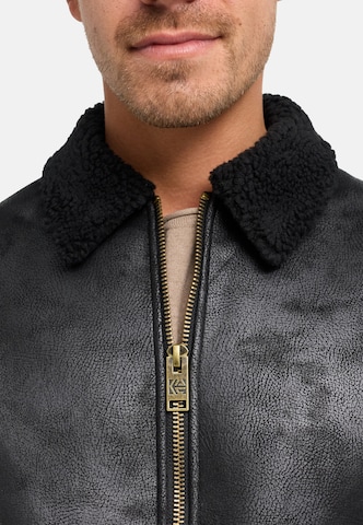 INDICODE JEANS Between-Season Jacket 'Westmont' in Black