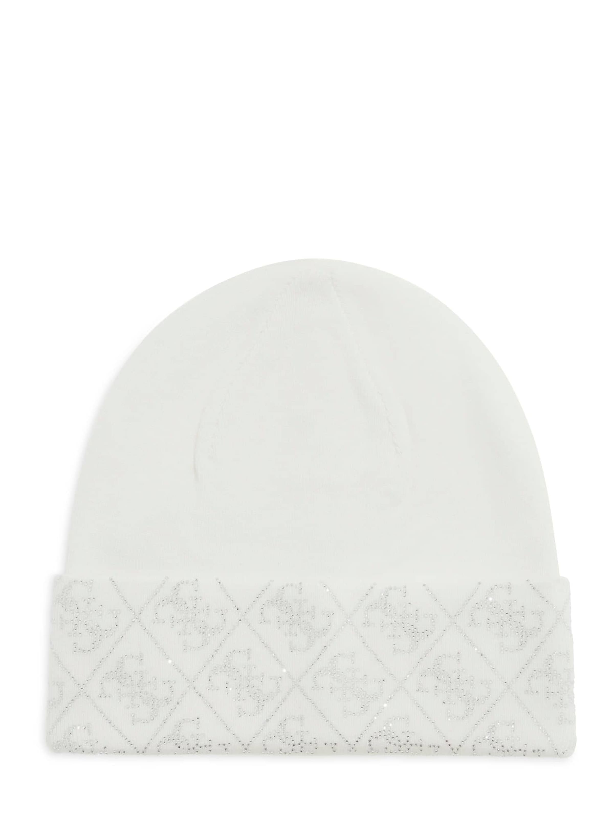GUESS Beanie in White: front
