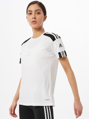 Maglia trikot 'Squadra 21' di ADIDAS SPORTSWEAR in bianco: frontale