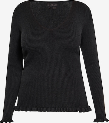 NAEMI Sweater in Black: front