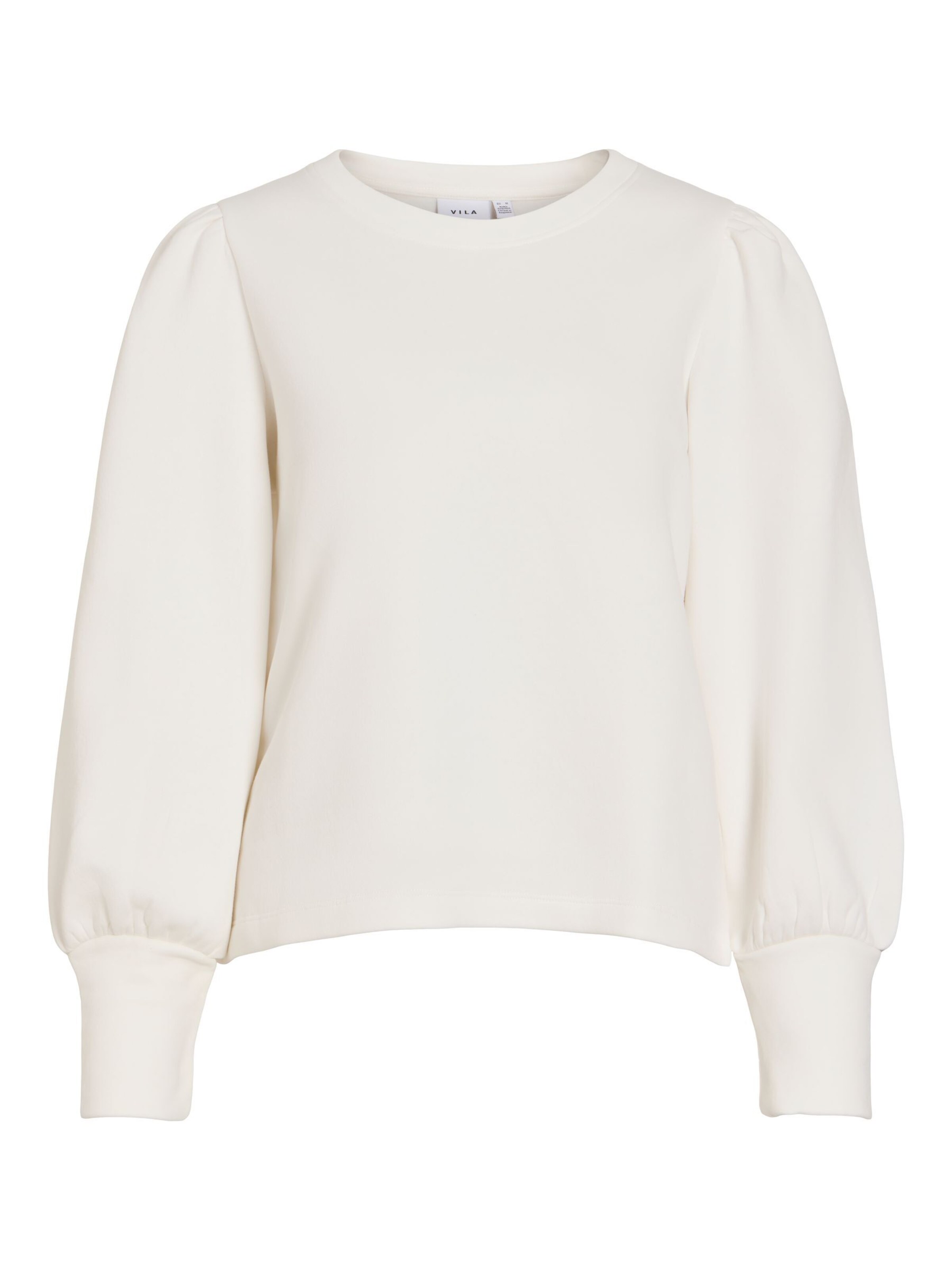 Sweat-shirt 'VIVera' VILA en blanc : devant
