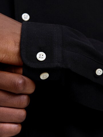 Jack & Jones Premium Слим Рубашка 'JPRBLUBLAKE' в Черный