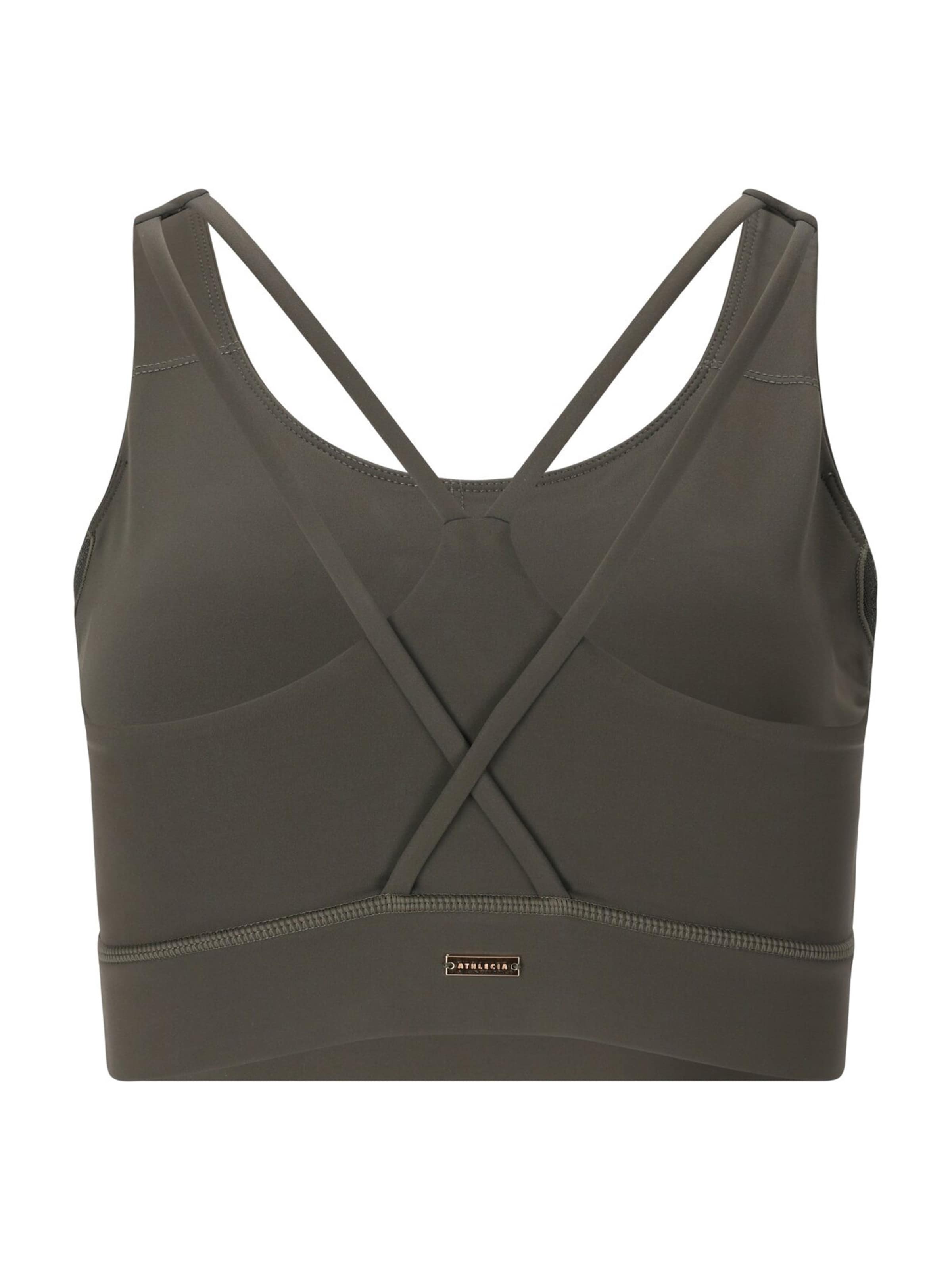 Athlecia Bustier Sport bh 'Lavigne' in Grijs