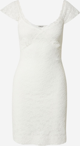 Robe 'ONLBENA' ONLY en blanc : devant