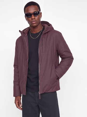 JACK & JONES - Chaqueta de entretiempo en rojo: frente