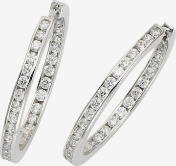 CELESTA Ohrringe in Silber: Vorderseite