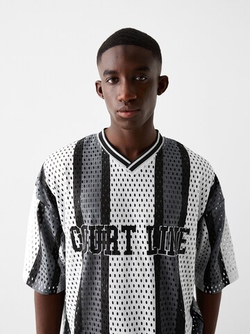 Bershka Shirt in Zwart