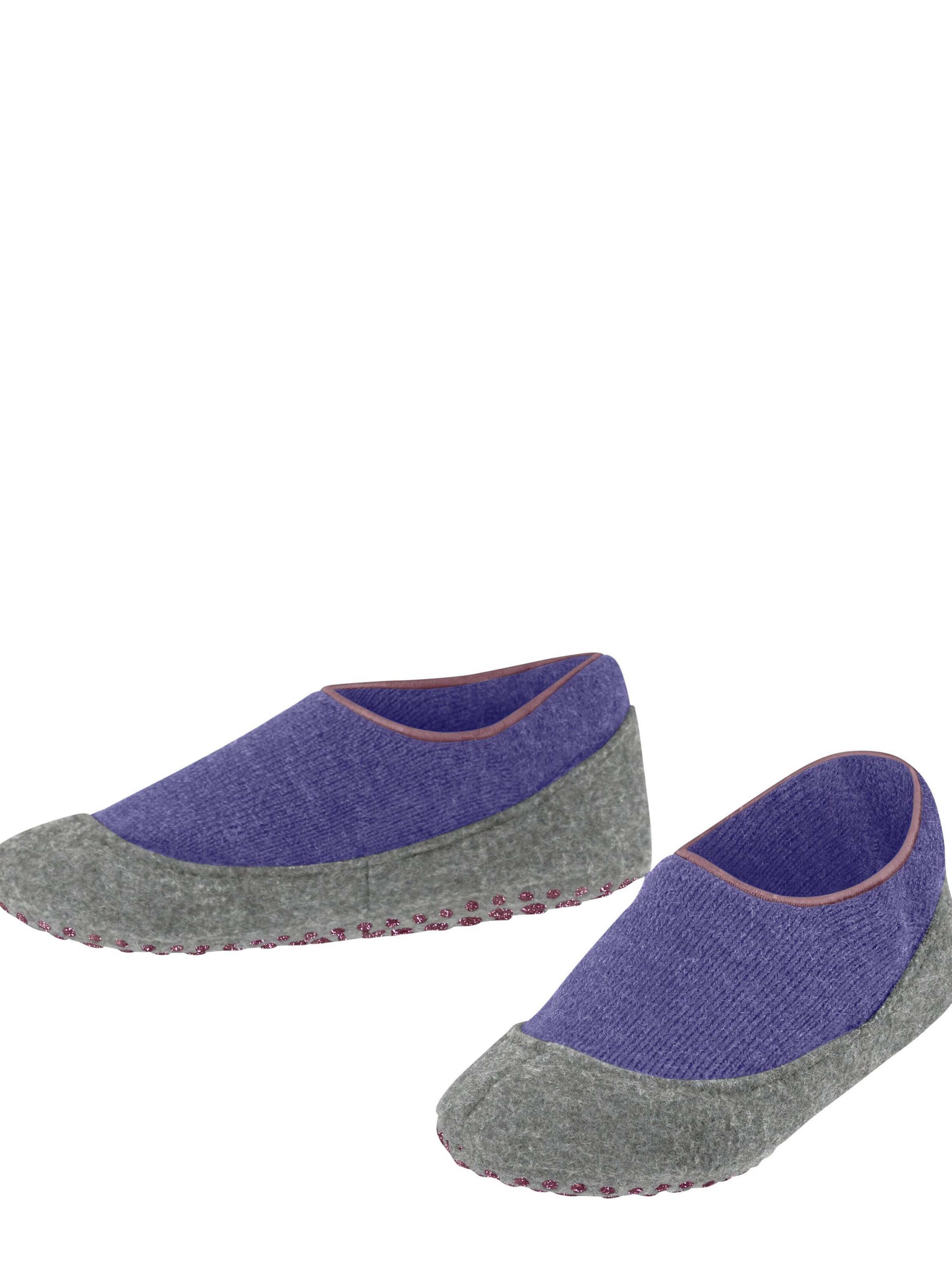 FALKE Socks 'Cosyshoe' in Purple: front