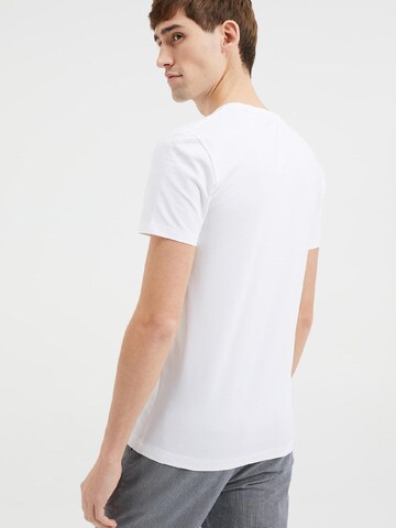 T-Shirt WE Fashion en blanc