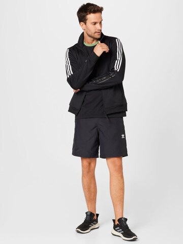 ADIDAS SPORTSWEAR Training Jacket '3-Stripes Fitted' in Black