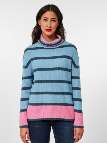 Pull-over STREET ONE en bleu : devant