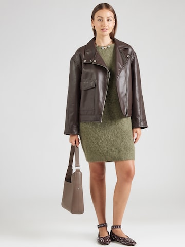 AMERICAN VINTAGE Gebreide jurk 'NIBY' in Groen