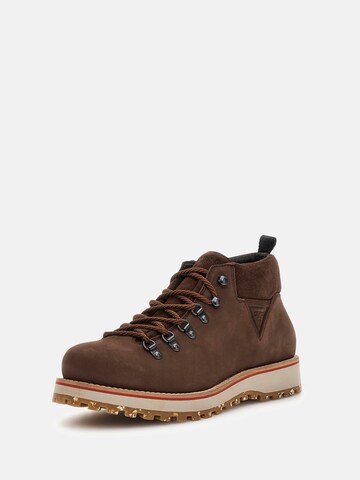 GUESS Lace-Up Boots 'Kurma' in Brown