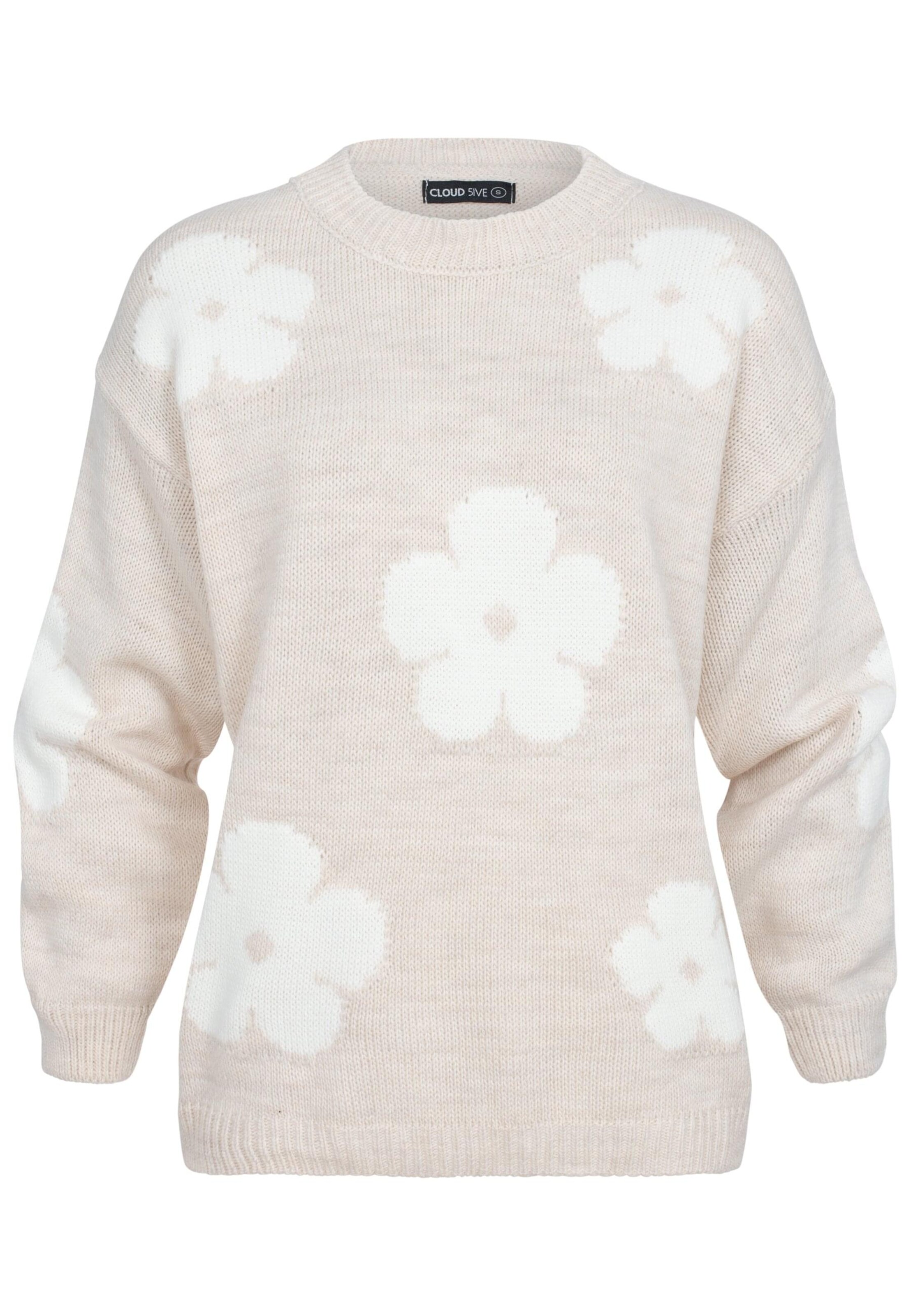 Cloud5ive Trui in Beige: voorkant