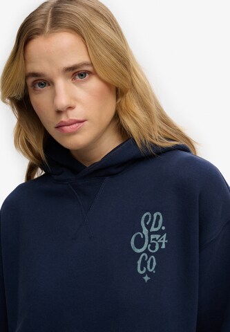 Superdry & Co Sweatshirt 'Heritage Hamptons' in Blauw