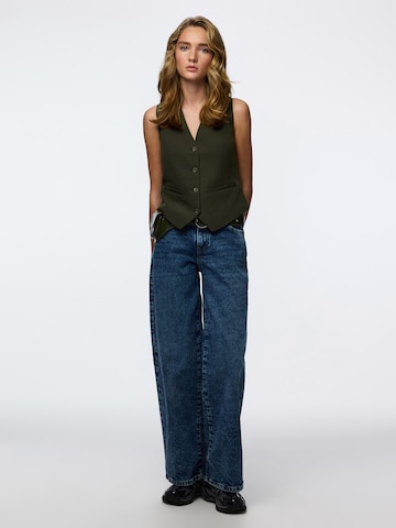 PIECES Gilet 'PCBOZZY' in Groen