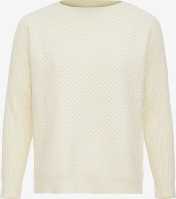 Pull-over carato en beige : devant